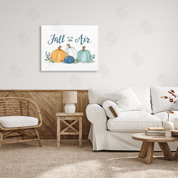 Stupell Industries Deb Strain | Fall In The Air Pumpkins Wall Art