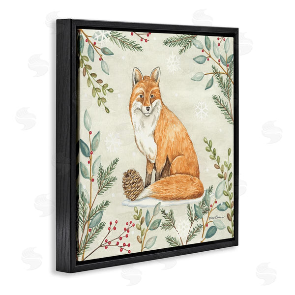 Stupell Industries Deb Strain | Fox In Winter Forest Wall Art
