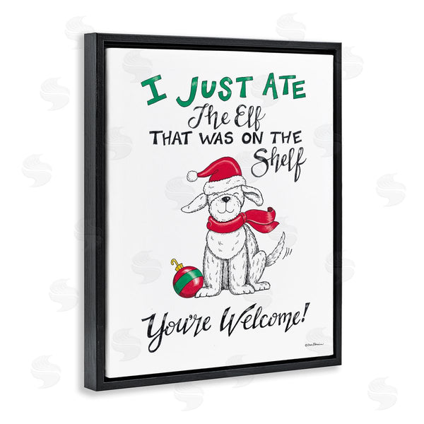 Stupell Industries Deb Strain | Funny Christmas Dog Phrase Wall Art