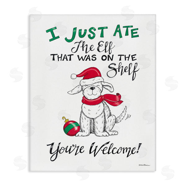 stupell industries Deb Strain | Funny Christmas Dog Phrase Wall Art
