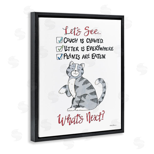 Stupell Industries Deb Strain | Funny Troublemaker Cat Wall Art