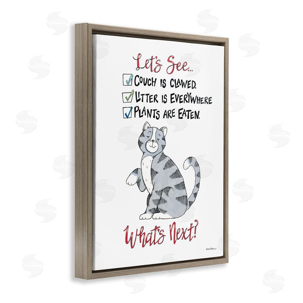 Stupell Industries Deb Strain | Funny Troublemaker Cat Wall Art