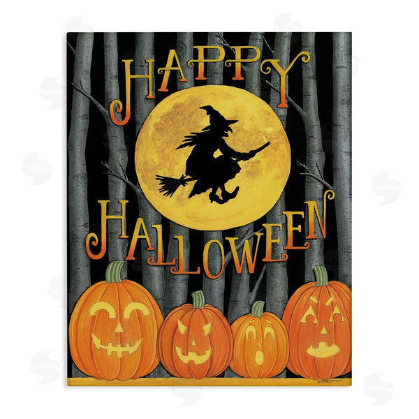 stupell industries Deb Strain | Happy Halloween Forest Witch Wall Art
