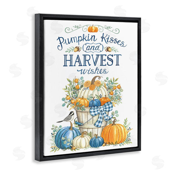 Stupell Industries Deb Strain | Harvest Wishes Pumpkins Wall Art