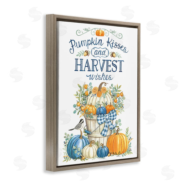 Stupell Industries Deb Strain | Harvest Wishes Pumpkins Wall Art
