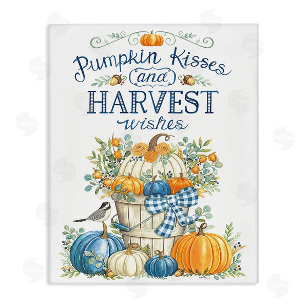 stupell industries Deb Strain | Harvest Wishes Pumpkins Wall Art
