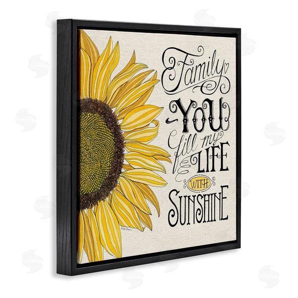Stupell Industries Deb Strain | Inspiring Sunflower Family Phrase