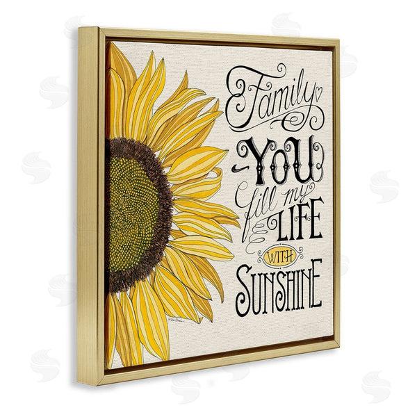 Stupell Industries Deb Strain | Inspiring Sunflower Family Phrase
