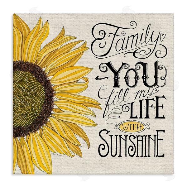 stupell industries Deb Strain | Inspiring Sunflower Family Phrase