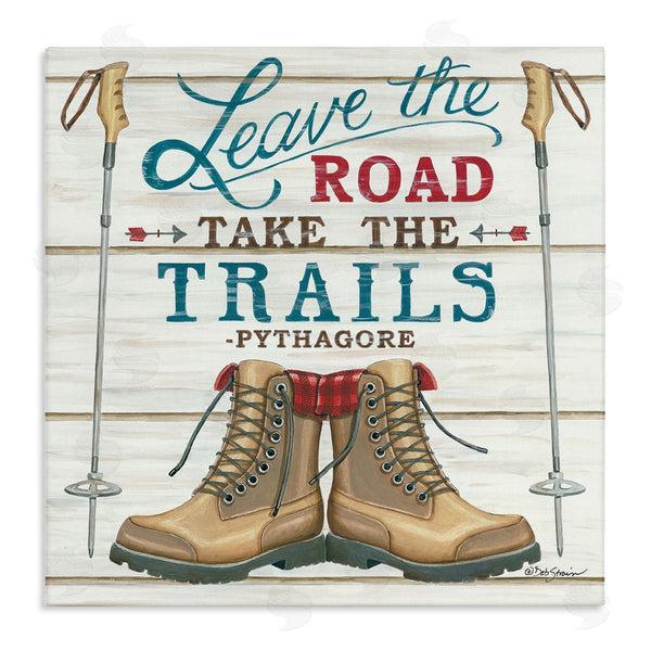 stupell industries Deb Strain | Leave Road Take the Trails