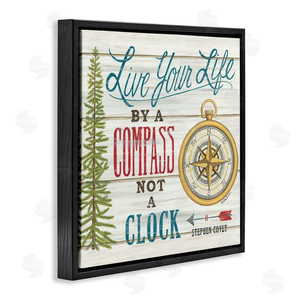 Stupell Industries Deb Strain | Live Life By A Compass