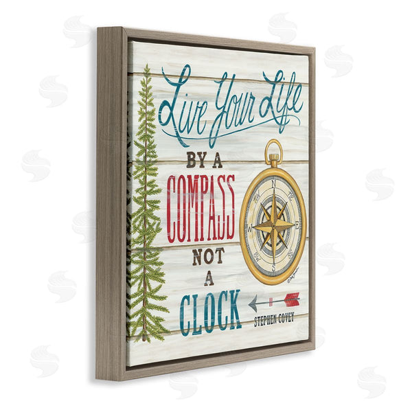 Stupell Industries Deb Strain | Live Life By A Compass