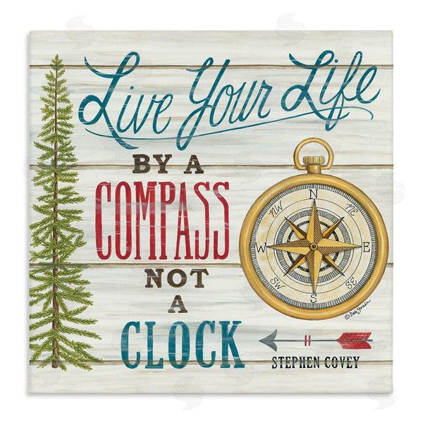 stupell industries Deb Strain | Live Life by a Compass