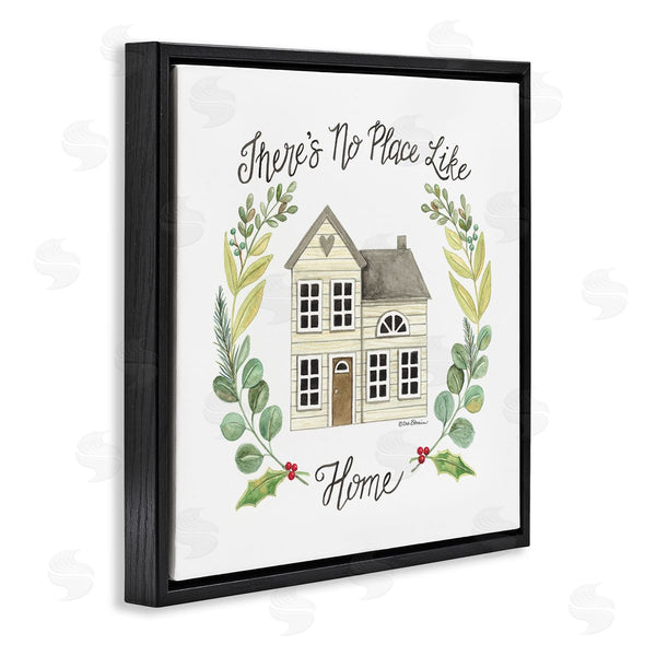 Stupell Industries Deb Strain | No Place Like Home Casual House Leaf Laurel Wall Art