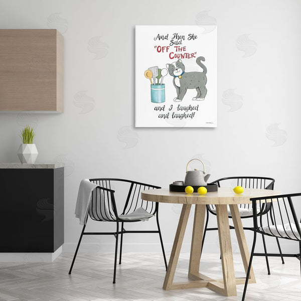 Stupell Industries Deb Strain | Sassy Cat Humor Saying Wall Art