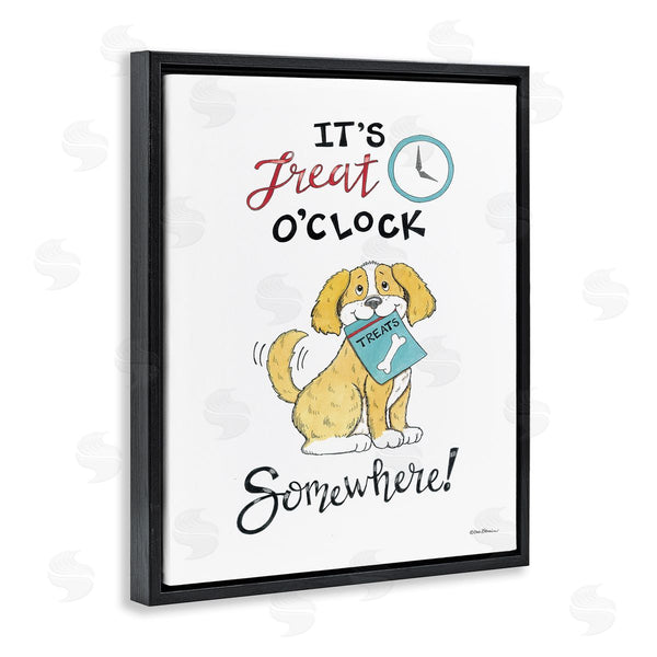 Stupell Industries Deb Strain | Treat O'Clock Somewhere Wall Art
