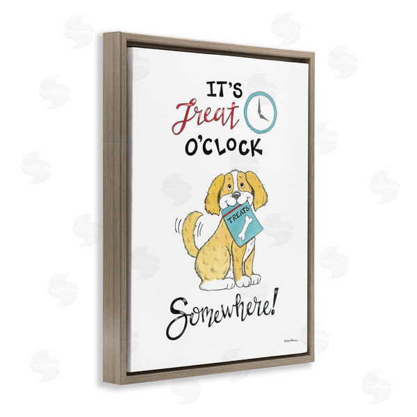 Stupell Industries Deb Strain | Treat O'Clock Somewhere Wall Art