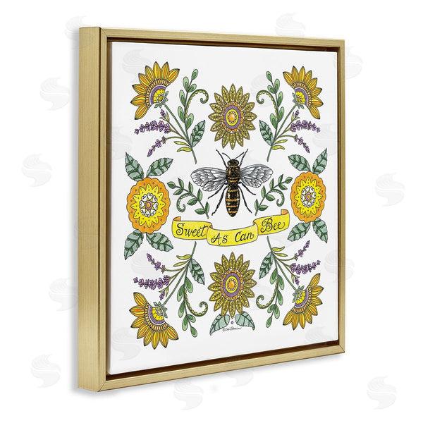 Stupell Industries Deb Strain | Vintage Sweet As Can Bee