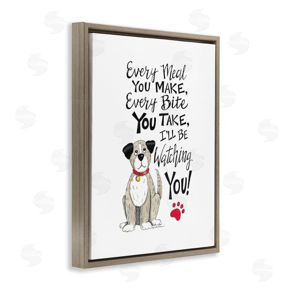 Stupell Industries Deb Strain | Watching You Funny Dog Wall Art