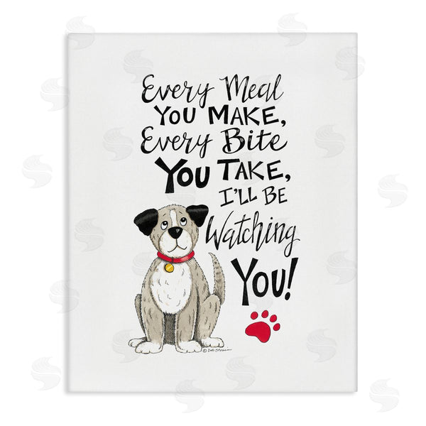 stupell industries Deb Strain | Watching You Funny Dog Wall Art