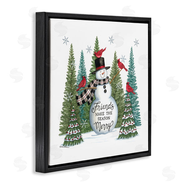Stupell Industries Deb Strain | Winter Friendship Snowman Wall Art