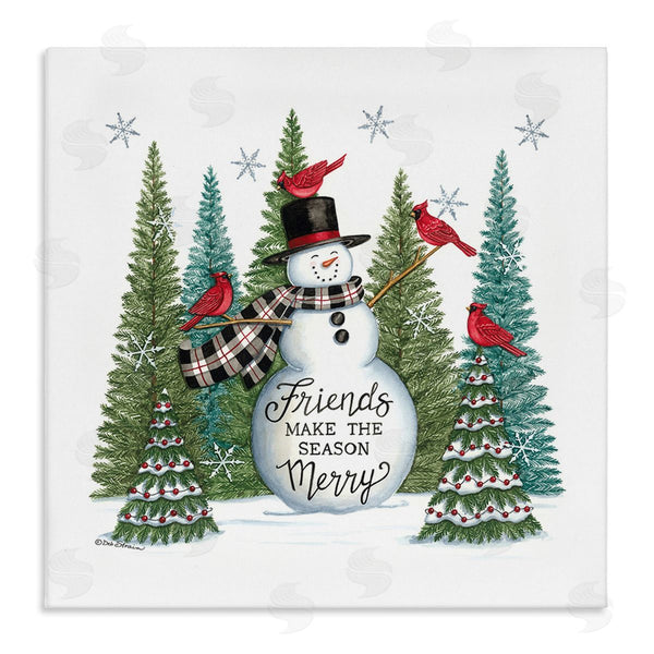 stupell industries Deb Strain | Winter Friendship Snowman Wall Art