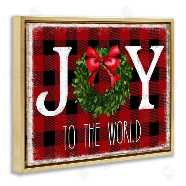 Stupell Industries Deborah Brown | Charming Christmas Buffalo Plaid