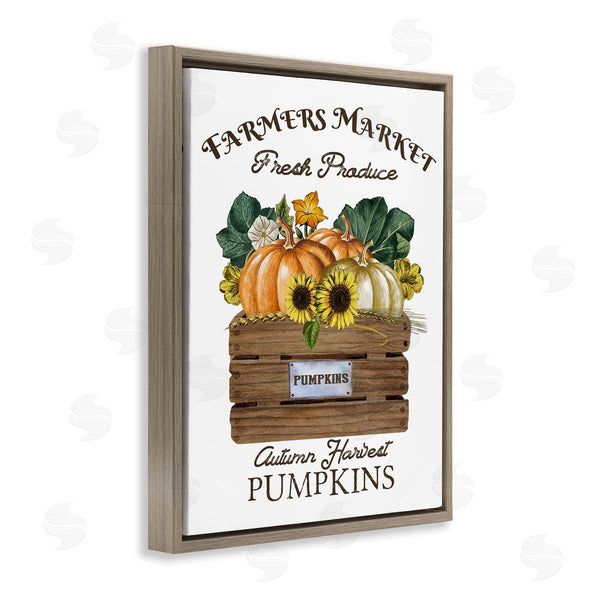 Stupell Industries Deborah Brown | Farmers Market Autumn Harvest Pumpkin