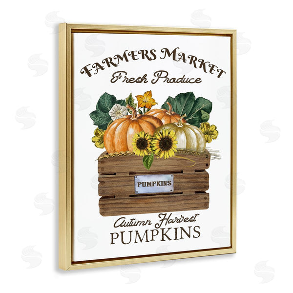 Stupell Industries Deborah Brown | Farmers Market Autumn Harvest Pumpkin