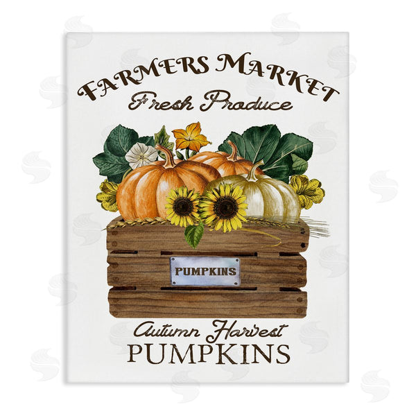 stupell industries Deborah Brown | Farmers Market Autumn Harvest Pumpkin