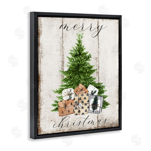 Stupell Industries Deborah Brown | Rustic Distressed Christmas Tree