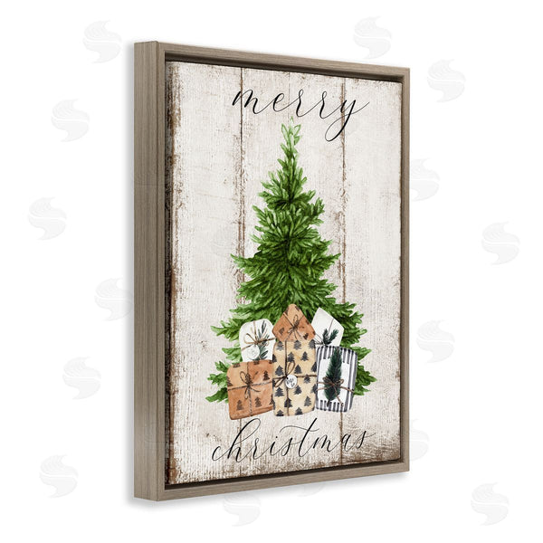 Stupell Industries Deborah Brown | Rustic Distressed Christmas Tree