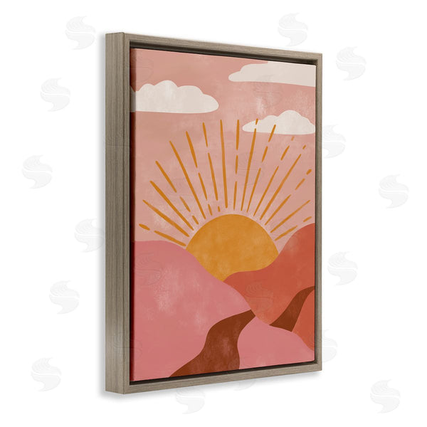 Stupell Industries Deborah Curiel | Boho Desert Sun Setting Beneath Mountain Path Wall Art