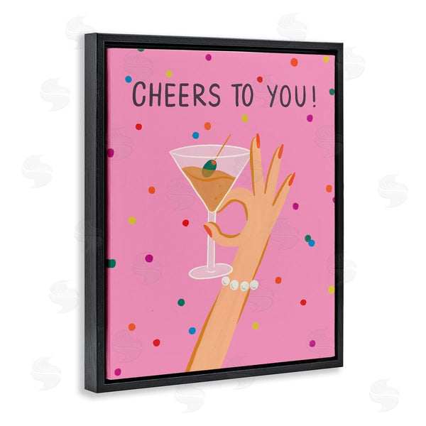 Stupell Industries Deborah Curiel | Cheers To You Martini