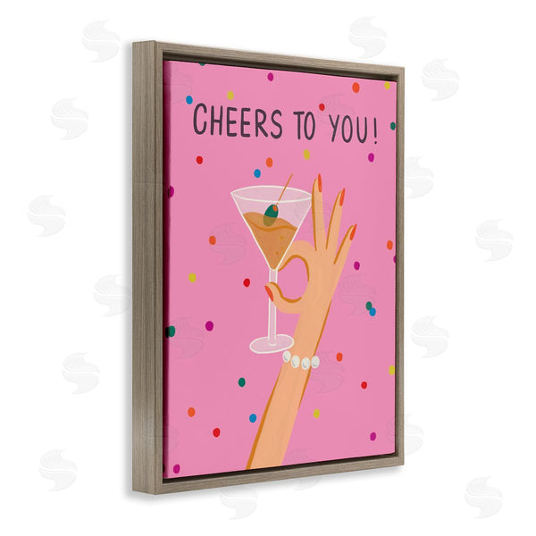 Stupell Industries Deborah Curiel | Cheers To You Martini