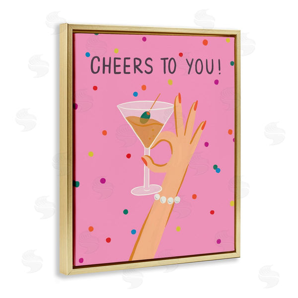 Stupell Industries Deborah Curiel | Cheers To You Martini