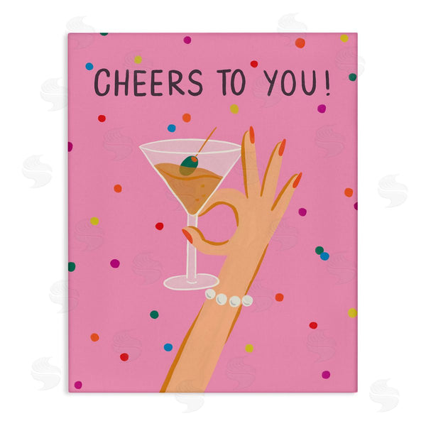 stupell industries Deborah Curiel | Cheers To You Martini