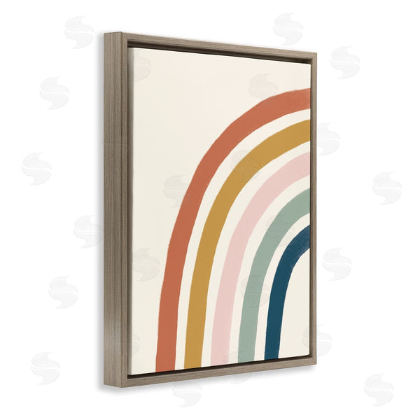 Stupell Industries Deborah Curiel | Desert Rainbow Left Side Geometric Lines Wall Art