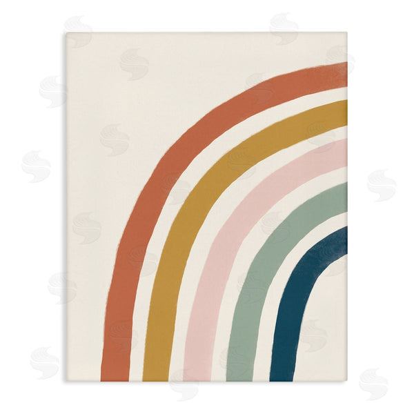 stupell industries Deborah Curiel | Desert Rainbow Left Side Geometric Lines Wall Art