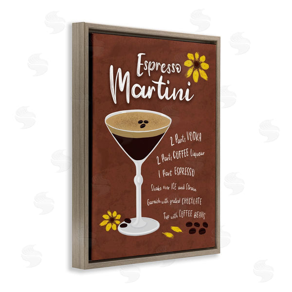 Stupell Industries Deborah Curiel | Espresso Martini With Recipe