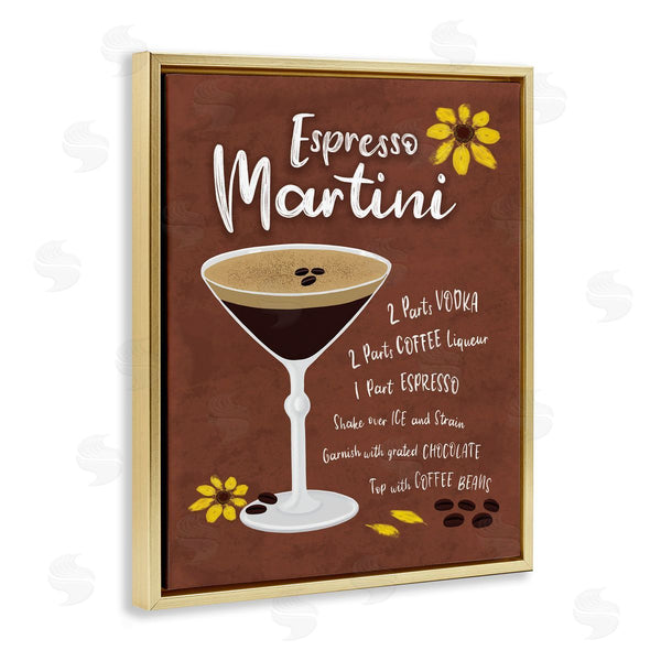 Stupell Industries Deborah Curiel | Espresso Martini With Recipe