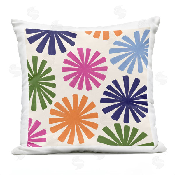Stupell Industries Deborah Curiel | Fun Retro Flower Pattern Printed Throw Pillow