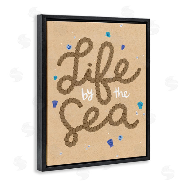 Stupell Industries Deborah Curiel | Life By Sea Nautical Rope