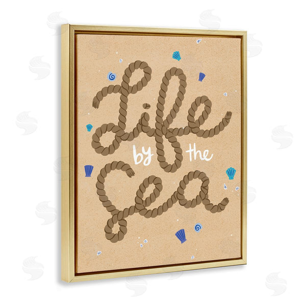 Stupell Industries Deborah Curiel | Life By Sea Nautical Rope