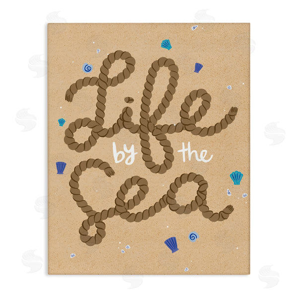 stupell industries Deborah Curiel | Life By Sea Nautical Rope