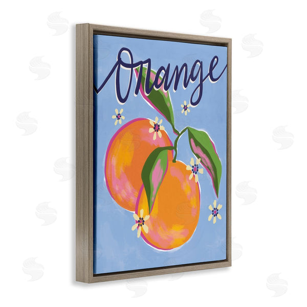 Stupell Industries Deborah Curiel | Orange Citrus Fruits Floral Pattern Wall Art