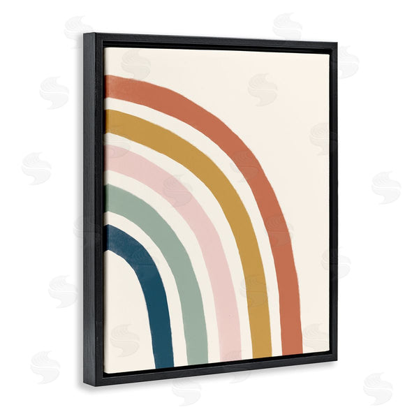 Stupell Industries Deborah Curiel | Sandy Rainbow Right Side Geometric Stripes Wall Art