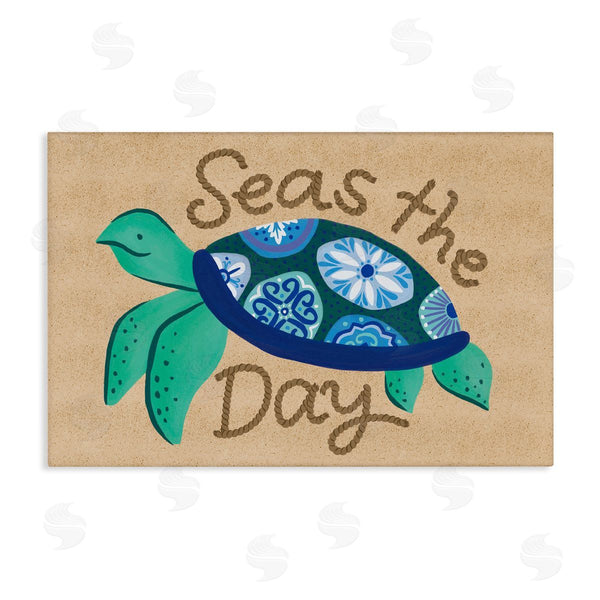 stupell industries Deborah Curiel | Seas The Day Turtle