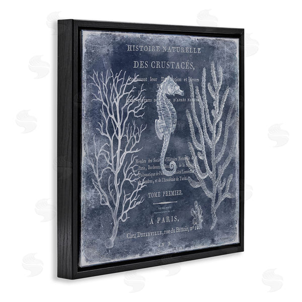 Stupell Industries Deborah Devellier | Vintage European Seahorse