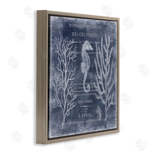 Stupell Industries Deborah Devellier | Vintage European Seahorse
